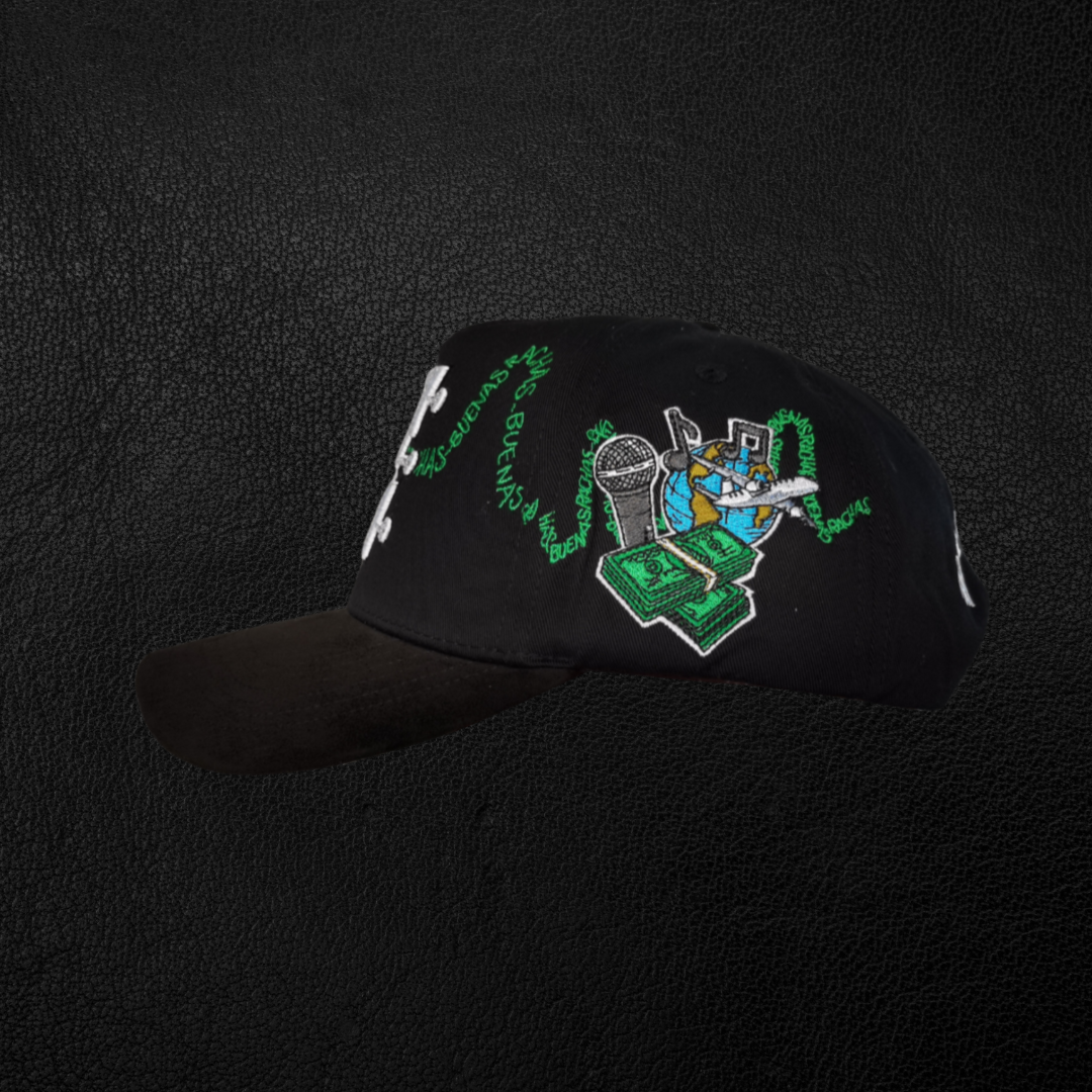 Gorra Mala-Buena Racha V.B.R. (Verde, Blanco y Rojo). Colab con Tony Aguirre.