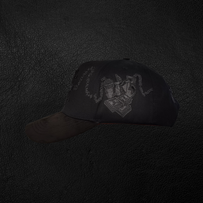 Gorra Mala-Buena Racha Negra. Colab con Tony Aguirre.