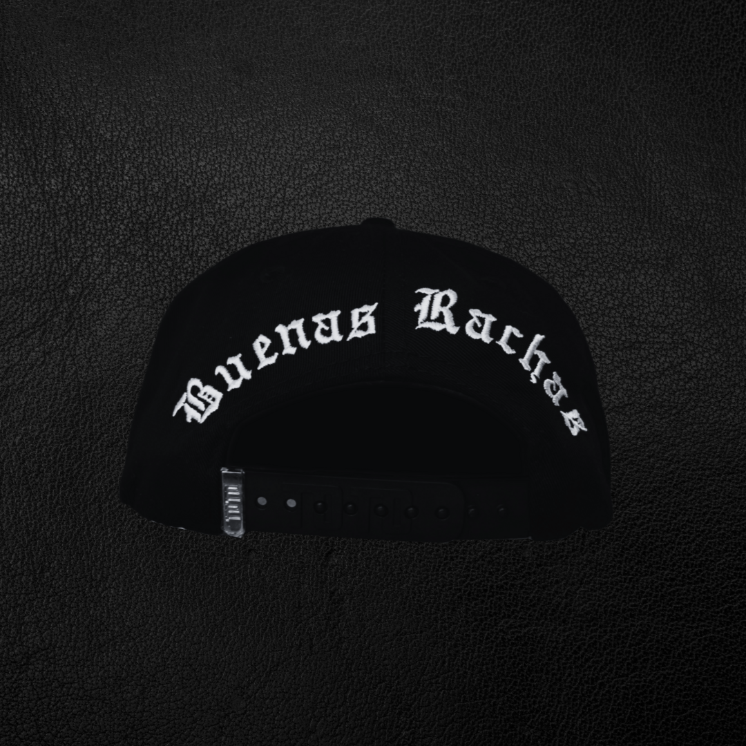 Gorra Mala-Buena Racha Negra. Colab con Tony Aguirre.