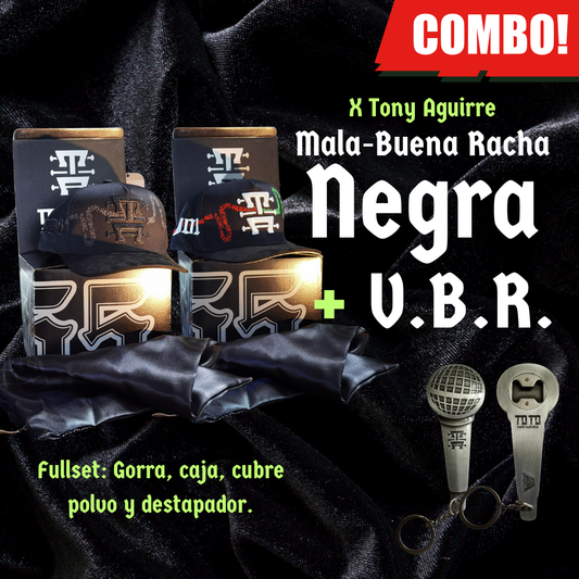 Combo de 2 gorras de la Colección Mala-Buena Racha